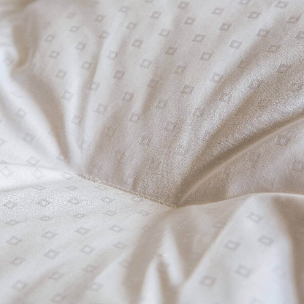 Plaid jacquard Blanc duvet