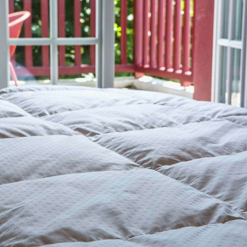Couette duvet tempérée Jacquard luxe