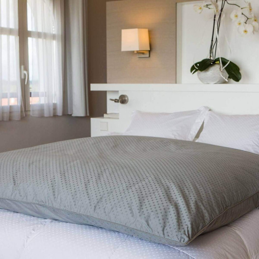 Édredon gonflant jacquard couleur duvet