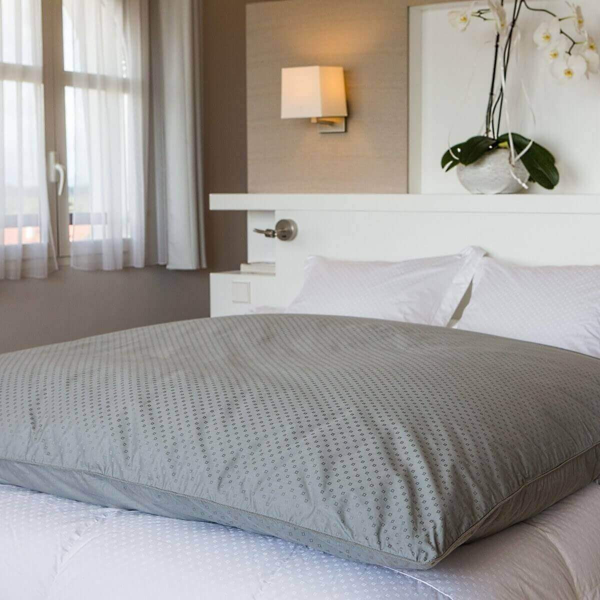 Édredon gonflant jacquard couleur duvet