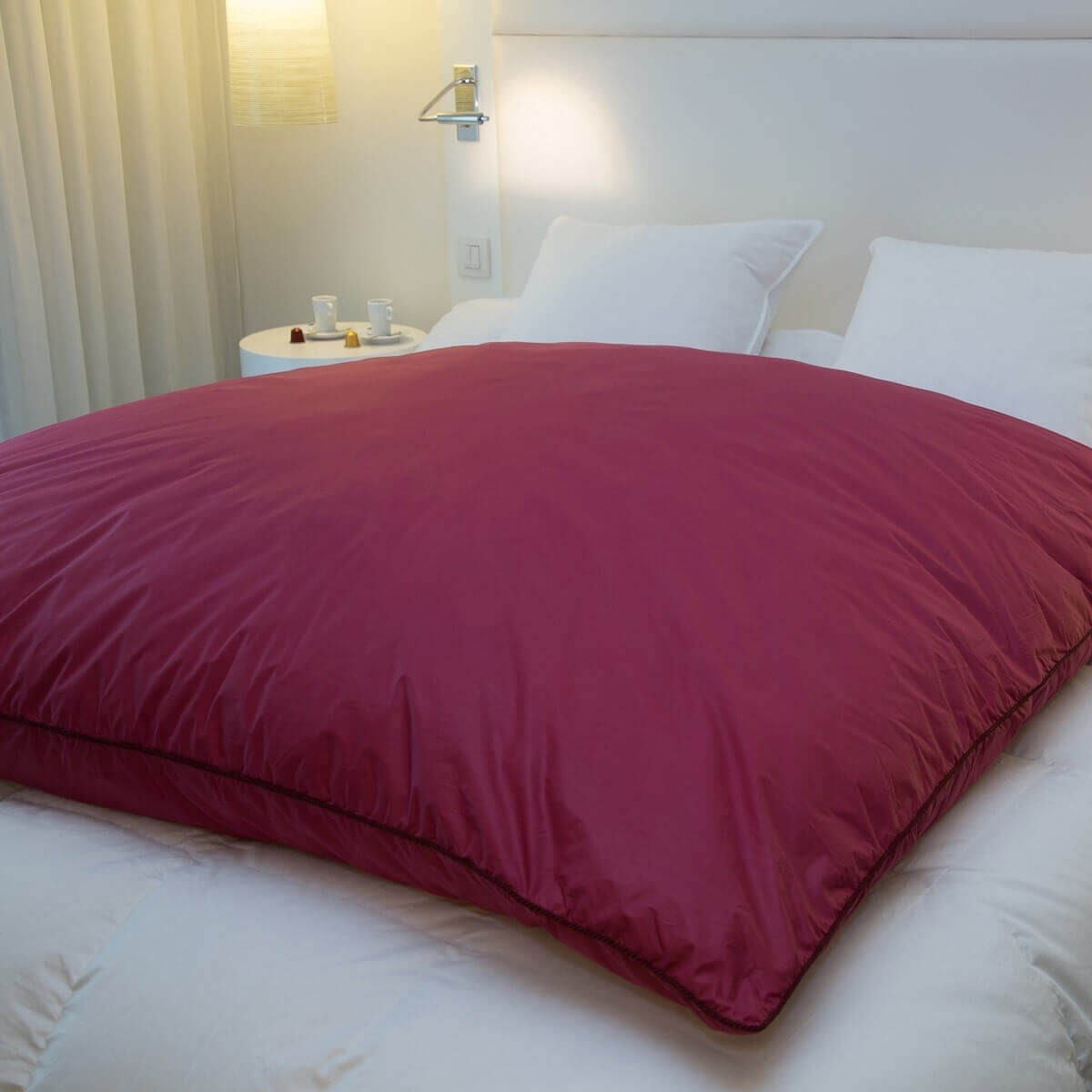Édredon gonflant jacquard couleur duvet