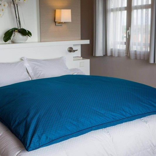 Housse d'édredon jacquard coton