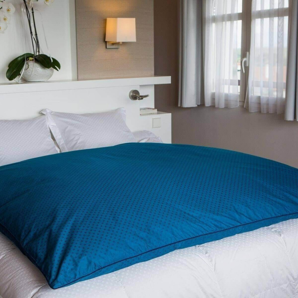 Housse d'édredon jacquard coton