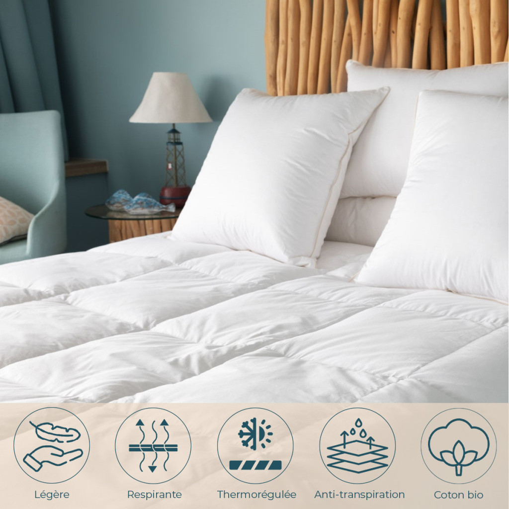 Couette Été canard duvet avantages