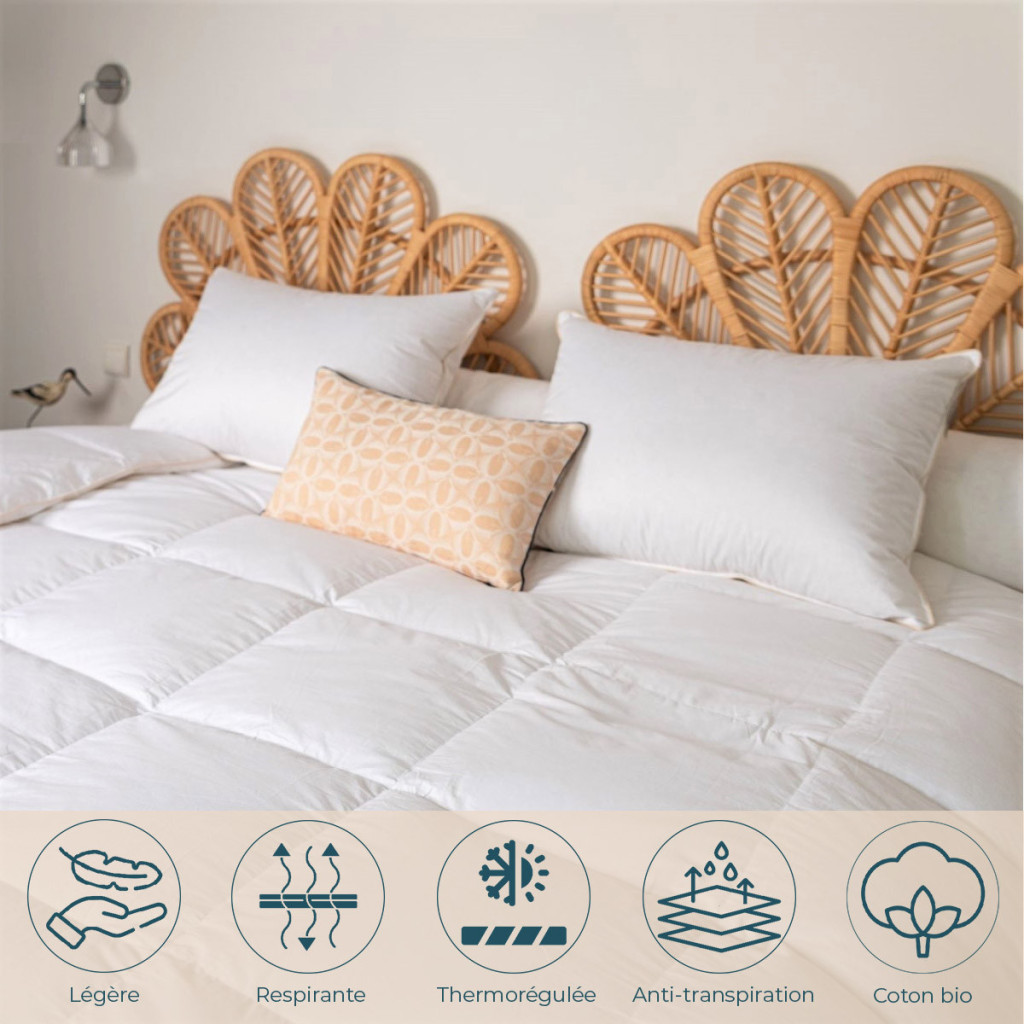 Couette Été oie duvet avantages
