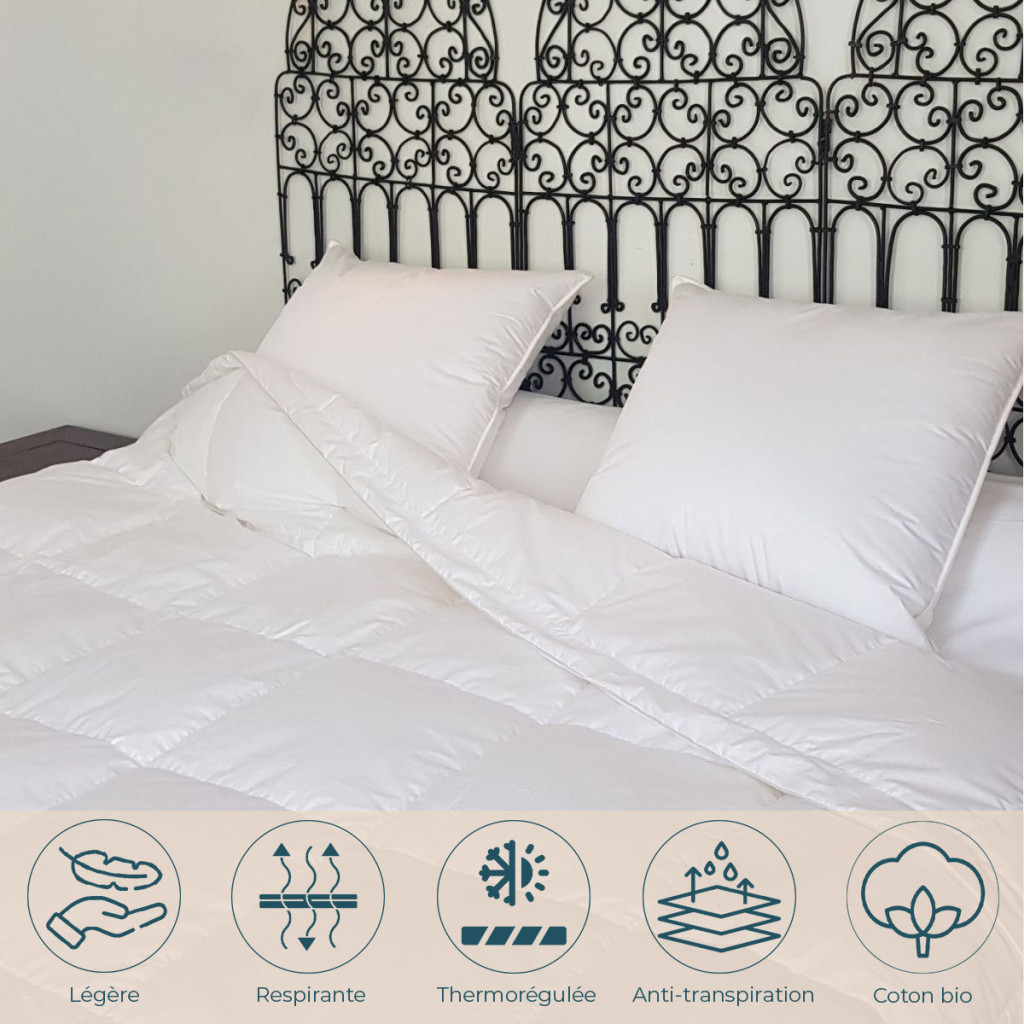 Couette canard fraicheur duvet avantages