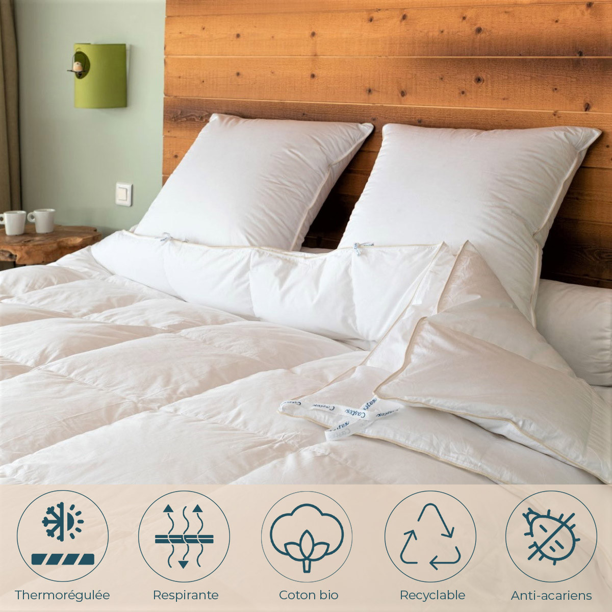 Couette king size 4 Saisons canard duvet avantages
