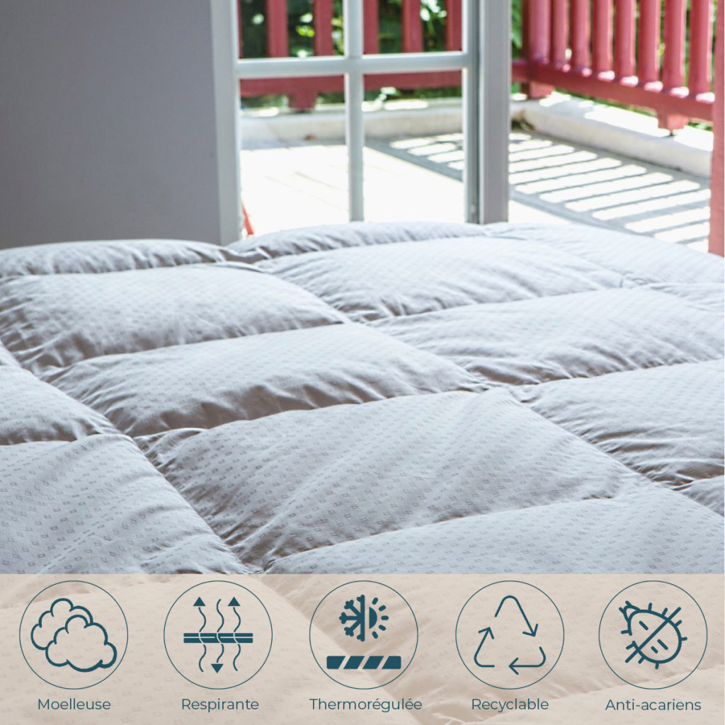 Couette duvet chaude Jacquard avantages