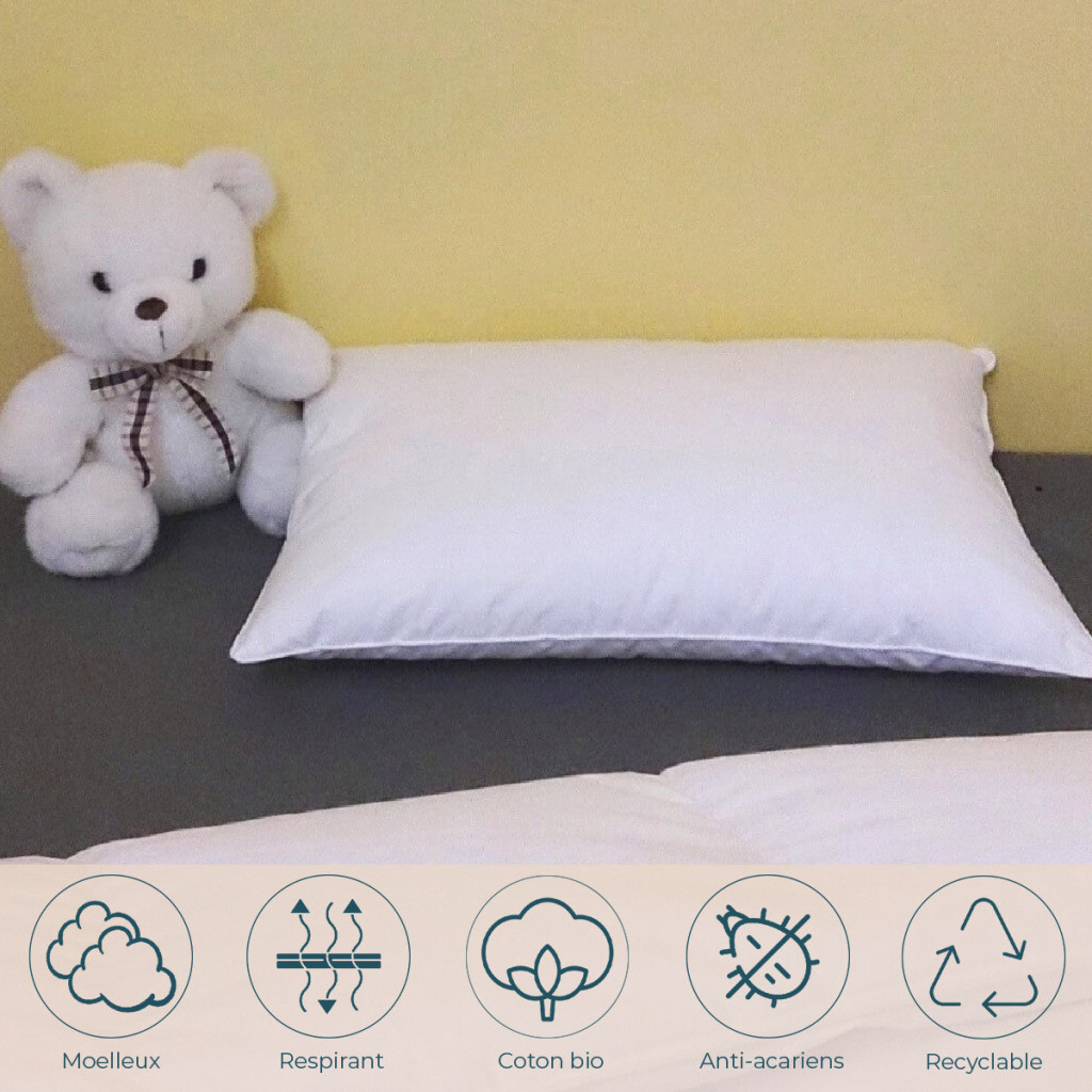 Oreiller enfant bio duvet avantages