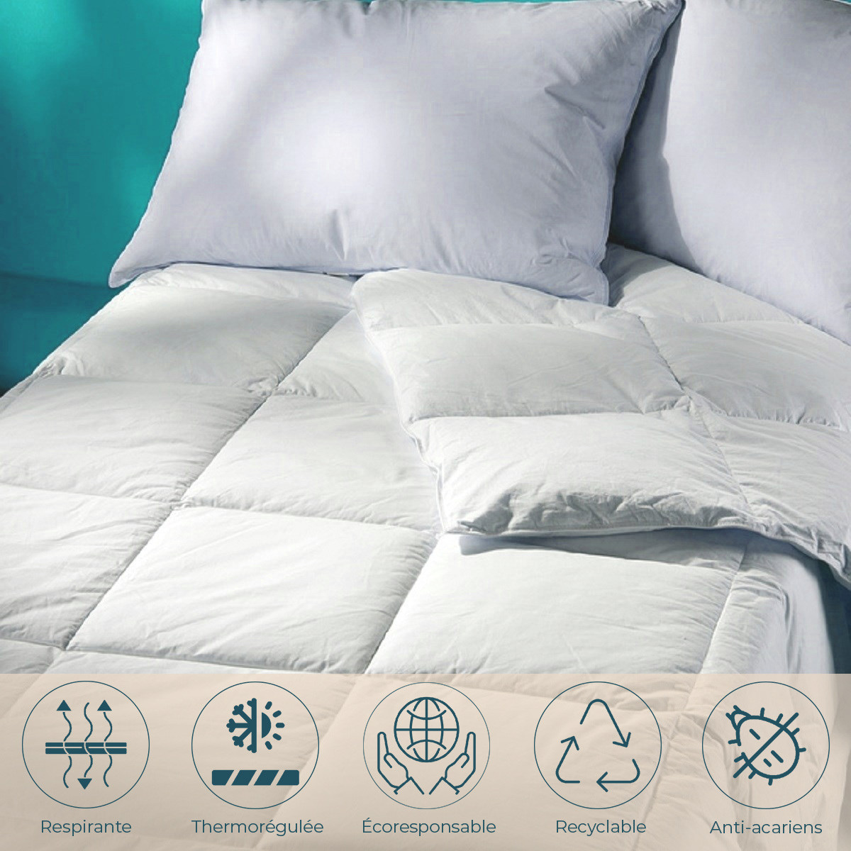 Couette duvet éco été légère avantages