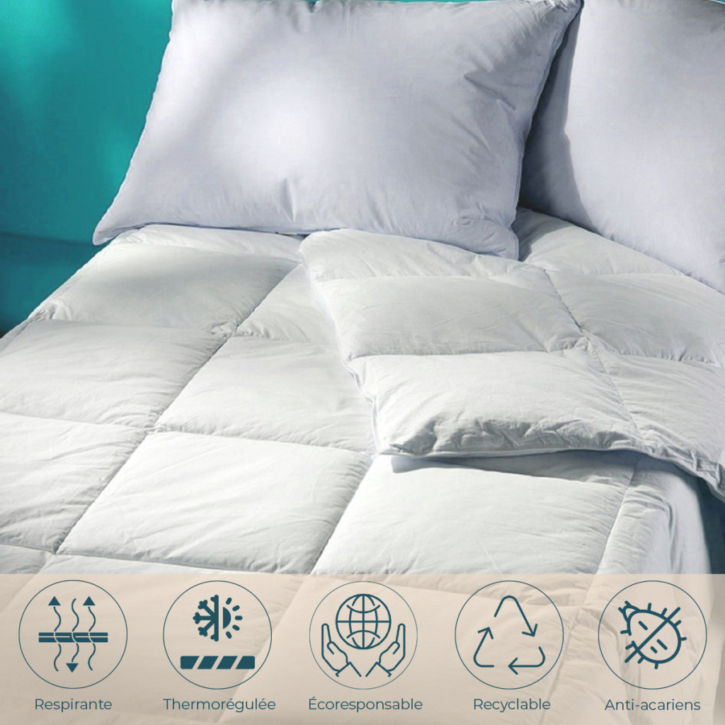 Couette duvet éco été légère avantages