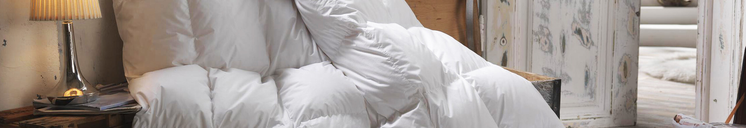 Couette duvet en plume d'oie ou canard