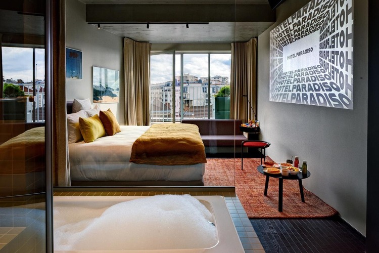 Chambre hôtel Paradiso Mk2