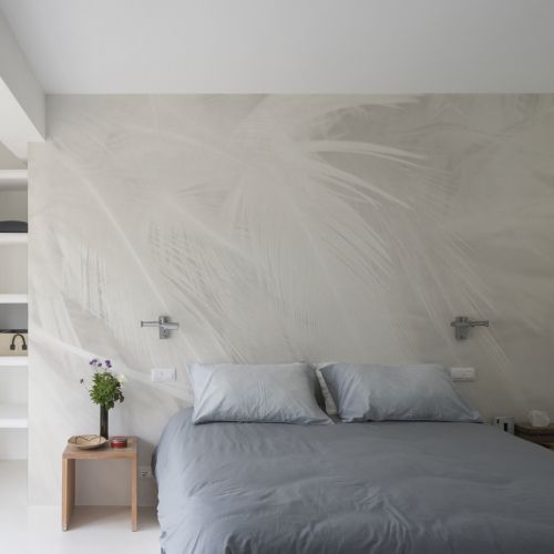 Papier peint plumes - Actedeco