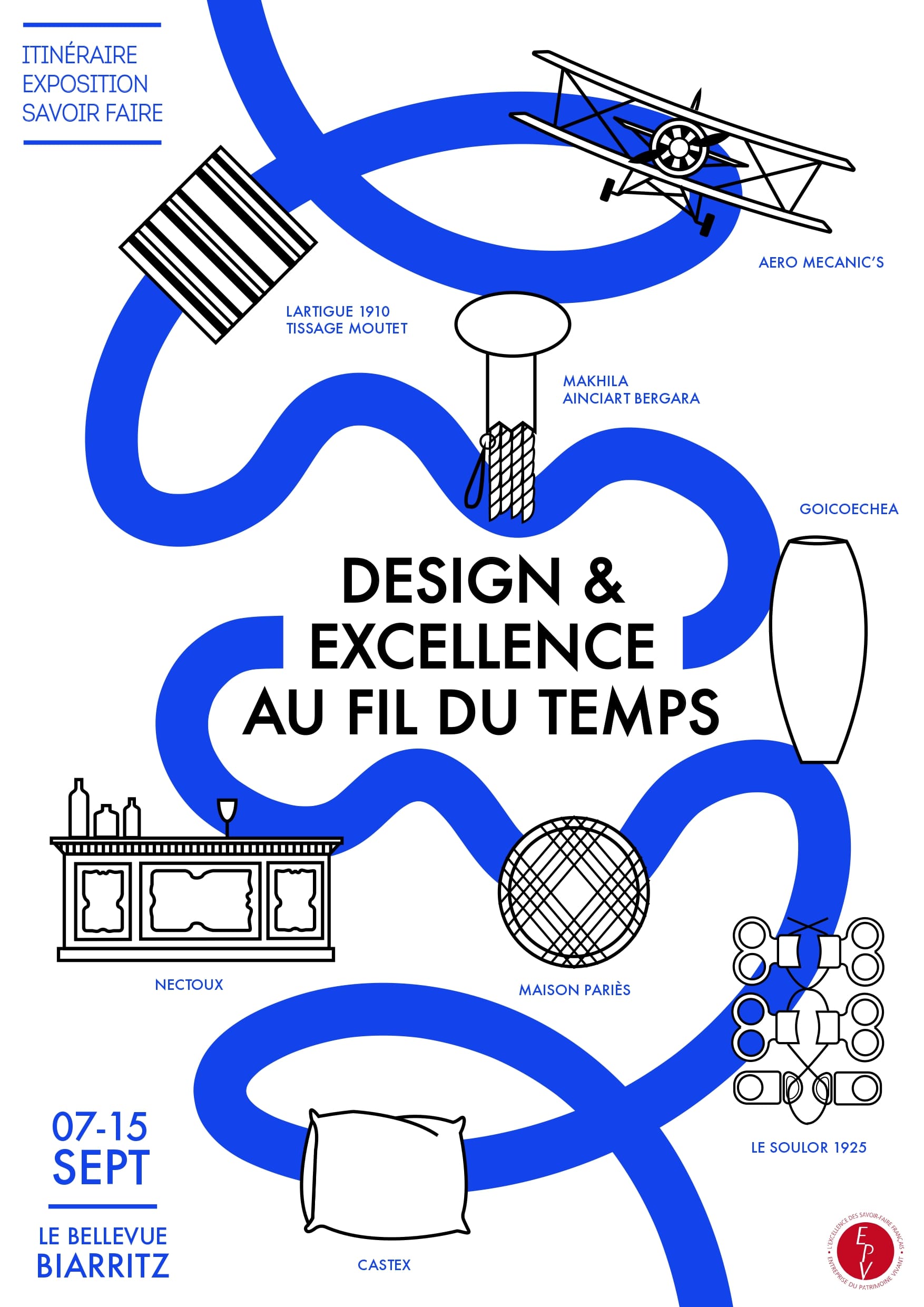 Affiche Exposition EPV Biarritz septembre 2024