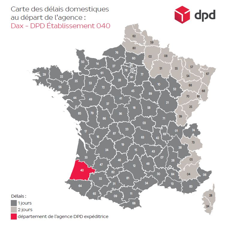 Délais de livraison DPD France
