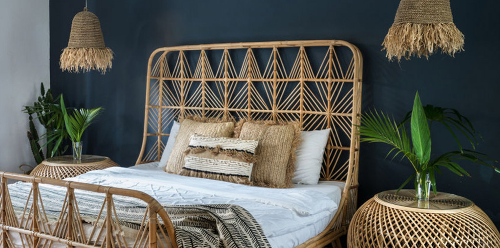 Têtes de lit et housses de lit en matières naturelles et made in France 
