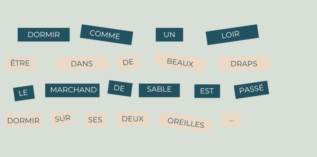 Expressions et proverbes autour du sommeil